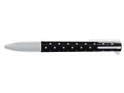 三菱鉛筆/スタイルフィット 5色ホルダー(クリップ付) ドットブラック