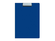 コクヨ クリップボード(カバー付き用箋挟) A4タテ 短辺とじ 青