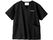 マツヨシ スクラブ トップス 診察衣 25-6500-0204 L MY-NS0820BK(ブラック)