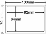 NANA/یV[ 92~64mm m[Jbg 1000V[g/PPE-2