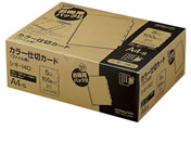 G)コクヨ/カラー仕切カード(ファイル用) A4タテ 5山 2穴 100組