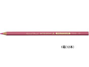 三菱鉛筆/ポリカラー(色鉛筆) 桃 12本/K7500.13