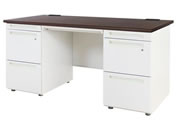 Netforce/�i�b�c ������ 3+3�i ��1400mm �z���C�g�~�_�[�N�u���E��/LRD-147-WHDBR33