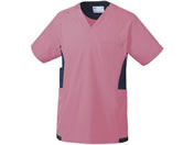 ミズノ/スクラブ(男女兼用)診察衣 25-2518-0104 L MZ-0181-C2(ピンク)