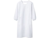 モンブラン/予防衣(男女兼用・長袖)エプロン 24-8145-0103 L 74-401(ホワイト)