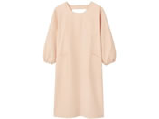 モンブラン/予防衣(男女兼用・長袖)エプロン 24-8145-0406 4L 74-409(シェルピンク)