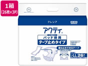 クレシア/アクティ パッド併用 テープ止め L〜LL 26枚×3パック