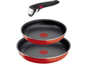 T-fal/インジニオ・ネオ パプリカレッド 3点セット ガス火専用/L15193