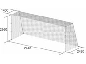 TOEI LIGHT �g�[�G�C���C�g/��ʃT�b�J�[�S�[���l�b�g �T�b�� 2��1�g �|���G�X�e�������� 275T/90�{