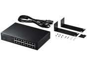 �T�����T�v���C/Giga�Ή��X�C�b�`���O�n�u 16�|�[�g ���[�v���m�@�\�t��/LAN-GIGAH16L