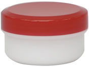 金鵄製作所/アルファ軟膏容器 軟膏壺 23-5637-0102 キャップ:赤(002)kinshi A0020(12ML)200コ