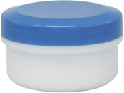 金鵄製作所/アルファ軟膏容器 軟膏壺 25-2275-0203 キャップ:青(003)kinshi A0050R(60ML)80コイリ
