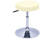 高田ベッド/G型クランケチェアー φ390mm H420-530 クリーム/TB-1562-02