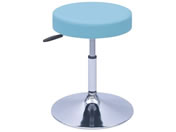 高田ベッド/G型クランケチェアー φ390mm H420-530 スカイブルー/TB-1562-02