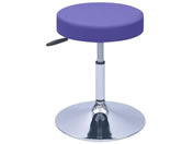 高田ベッド/G型クランケチェアー φ390mm H420-530 ライトブルー/TB-1562-02