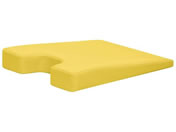 高田ベッド/カラーバスト用薄型マクラ H30/50mm イエロー/TB-77C-130