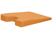 高田ベッド/カラーバスト用薄型マクラ H30/50mm オレンジ/TB-77C-130