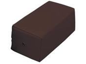 高田ベッド/カラー診察用角マクラ 診察用枕 02-2336-0004 ビニルレザー茶 高田ベッド製作所 TB-77C-01