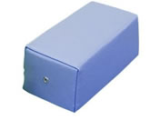 高田ベッド/カラー診察用角マクラ 診察用枕 02-2336-0006 ビニルレザーライトブルー 高田ベッド製作所 TB-77C-01