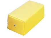 高田ベッド/カラー診察用角マクラ 診察用枕 02-2336-0008 ビニルレザーイエロー 高田ベッド製作所 TB-77C-01