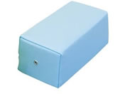 高田ベッド/カラー診察用角マクラ 診察用枕 02-2336-0012 ビニルレザースカイブルー 高田ベッド製作所 TB-77C-01