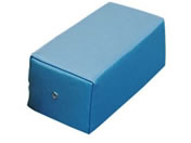 高田ベッド/カラー診察用角マクラ 診察用枕 02-2336-0016 ビニルレザーメディブルー 高田ベッド製作所 TB-77C-01