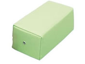 高田ベッド/カラー診察用角マクラ 診察用枕 02-2336-0018 ビニルレザーライムグリーン 高田ベッド製作所 TB-77C-01