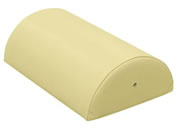 高田ベッド/カラー診察用半円マクラ(大)診察枕 20-3787-0002 ビニルレザーアイボリー 高田ベッド製作所 TB-77C-07