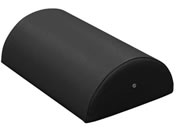 高田ベッド/カラー診察用半円マクラ(大)診察枕 20-3787-0003 ビニルレザー黒 高田ベッド製作所 TB-77C-07