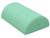 高田ベッド/カラー診察用半円マクラ(大)診察枕 20-3787-0005 ビニルレザーライトグリーン 高田ベッド製作所 TB-77C-07