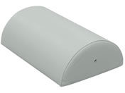 高田ベッド/カラー診察用半円マクラ(大)診察枕 20-3787-0009 ビニルレザーグレー 高田ベッド製作所 TB-77C-07