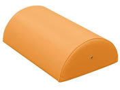 高田ベッド/カラー診察用半円マクラ(大)診察枕 20-3787-0010 ビニルレザーオレンジ 高田ベッド製作所 TB-77C-07