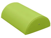 高田ベッド/カラー診察用半円マクラ(大)診察枕 20-3787-0011 ビニルレザー抹茶 高田ベッド製作所 TB-77C-07