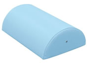 高田ベッド/カラー診察用半円マクラ(大)診察枕 20-3787-0012 ビニルレザースカイブルー 高田ベッド製作所 TB-77C-07