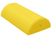 高田ベッド/カラー診察用半円マクラ 特大 イエロー/TB-77C-04