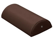 高田ベッド/カラー診察用半円額マクラ 診察枕 20-3785-0004 ビニルレザー茶 高田ベッド製作所 TB-77C-08