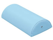 高田ベッド/カラー診察用半円額マクラ 診察枕 20-3785-0012 ビニルレザースカイブルー 高田ベッド製作所 TB-77C-08