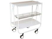 �n���f�B�T�C�h�J�[�g �܂肽���ݎ� �ԒI���� �z���C�g 690�~400�~730mm/8-4764-03