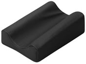 高田ベッド/採血用枕(アーム用)アーム用 腕枕 24-2268-0003 ビニルレザー黒 高田ベッド製作所 TB-77C-165(W250XD200