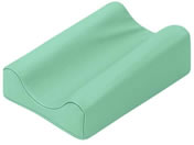 高田ベッド/採血用枕(アーム用)アーム用 腕枕 24-2268-0005 ビニルレザーライトグリーン 高田ベッド製作所 TB-77C-165(W250XD200