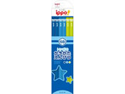 トンボ鉛筆/ippo!かきかたえんぴつ 12本 プレーン ブルー 6B
