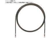 PANDUIT/カテゴリ6A UTPパッチコード 24AWG単線 ケーブル径:Φ6.4mm 1m 黒 UTP6AX1MBL UTP6AX1MBL