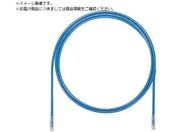 PANDUIT/カテゴリ6A UTPパッチコード 24AWG単線 ケーブル径:Φ6.4mm 1m 青 UTP6AX1MBU UTP6AX1MBU