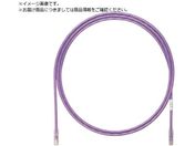 PANDUIT/カテゴリ6A UTPパッチコード 24AWG単線 ケーブル径:Φ6.4mm 20m 紫 UTP6AX20MVL UTP6AX20MVL