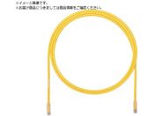 PANDUIT/カテゴリ6A UTPパッチコード 24AWG単線 ケーブル径:Φ6.4mm 20m 黄 UTP6AX20MYL UTP6AX20MYL
