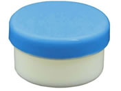 浅井商事/プラ壷 軟膏容器 24-8100-0001 青 5ML(100コイリ)