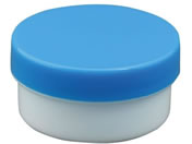 浅井商事/プラ壷 軟膏容器 24-8100-0101 青 10ML(100コイリ)