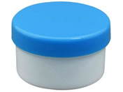 浅井商事/プラ壷 軟膏容器 24-8100-0201 青 20ML(100コイリ)
