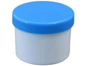 浅井商事/プラ壷 軟膏容器 24-8100-0301 青 30ML(100コイリ)