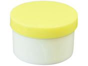 浅井商事/プラ壷 軟膏容器 24-8100-0405 黄 50ML(100コイリ)